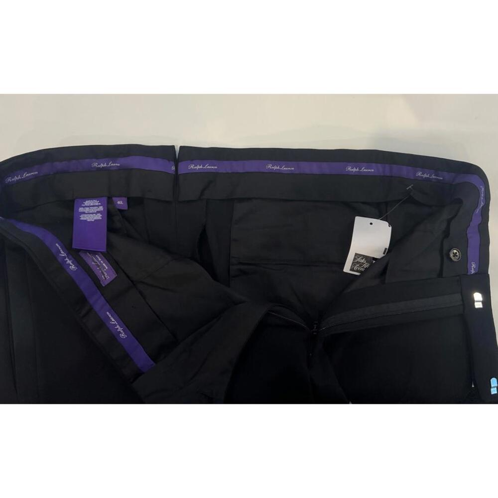 Ralph Lauren Purple Label Black Pants Size 46L - Picture 3 of 15